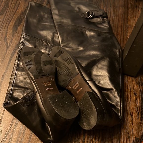 Leather Over the Knee Genuine Leather Boots BROWNS - Picture 4 of 9